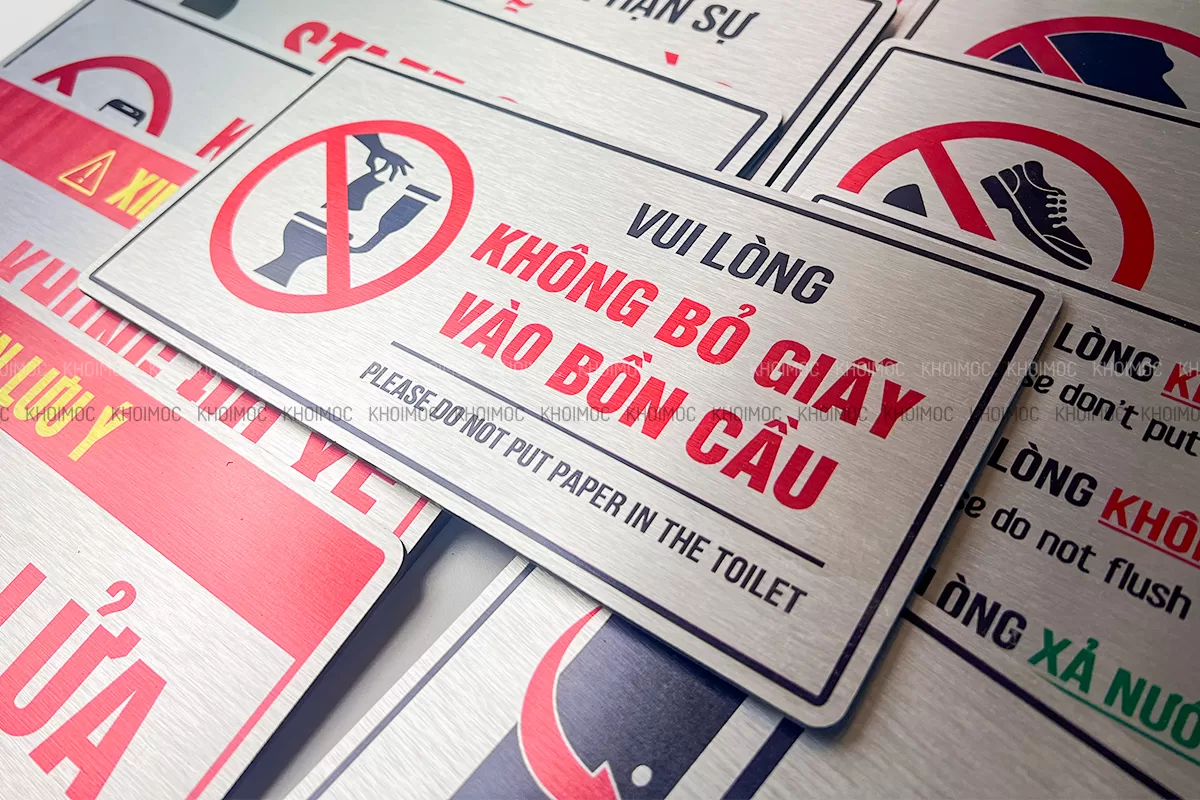 bien bao vui long khong bo giay vao bon cau bal01 khoi moc