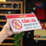 Biển cấm lửa BAL04 - Khu vực dễ cháy nổ - Ảnh 2