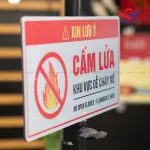 Biển cấm lửa BAL04 - Khu vực dễ cháy nổ - Ảnh 5