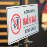 Bảng cấm vào BAL14 – Không phận sự miễn vào / Do Not Enter - Ảnh 5