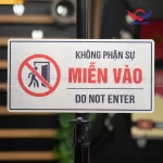 Bảng cấm vào BAL14 – Không phận sự miễn vào / Do Not Enter - Ảnh 4