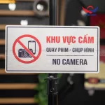Bảng cấm quay phim chụp hình BAL15 – No Camera cho khu vực bảo mật - Ảnh 6