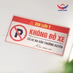 Biển báo Không đỗ xe – Có xe ra vào thường xuyên BAL12 - Ảnh 6