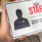 Biển báo Staff Only / Khu vực nhân viên BAL11 - Ảnh 4