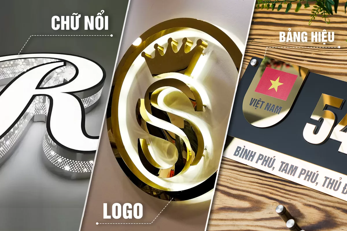 Ứng dụng gia công inox trong ngành quảng cáo