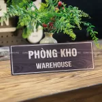 Bảng tên phòng phòng kho DAL03 Alu in UV – Warehouse - Ảnh 3