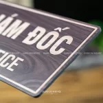 Bảng tên phòng giám đốc DAL02 Alu in UV – Director's Office - Ảnh 2