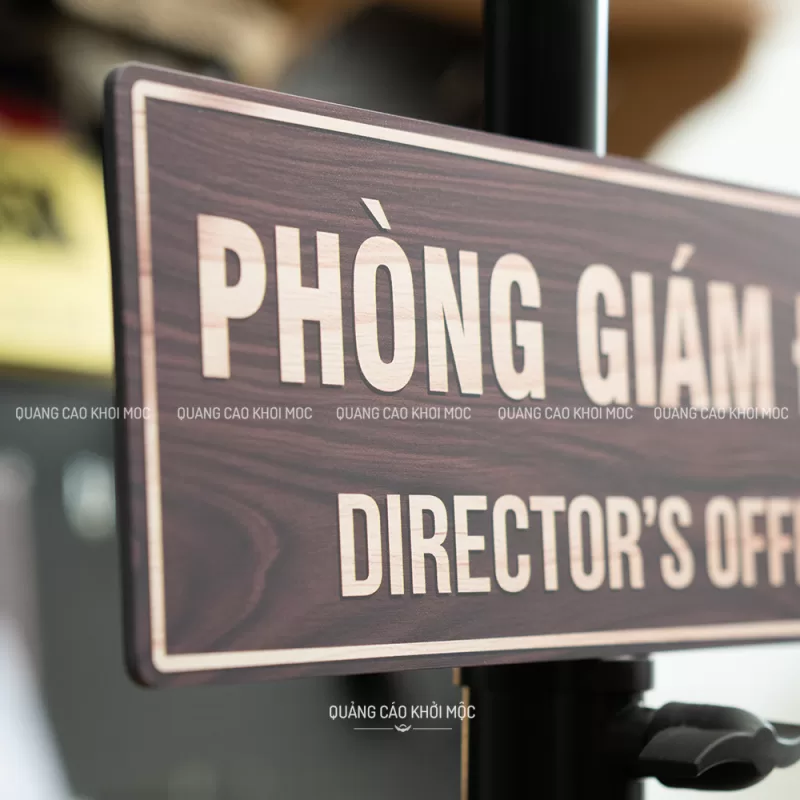 Bảng tên phòng giám đốc DAL02 Alu in UV – Director's Office - Ảnh 7