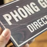 Bảng tên phòng giám đốc DAL02 Alu in UV – Director's Office - Ảnh 3