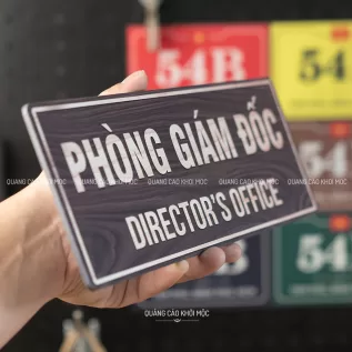 Bảng tên phòng giám đốc DAL02 Alu in UV – Director's Office