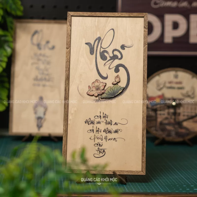 Tranh thư pháp chữ Nhẫn QTG02 – Quà tặng ý nghĩa cho người thân - Ảnh 7