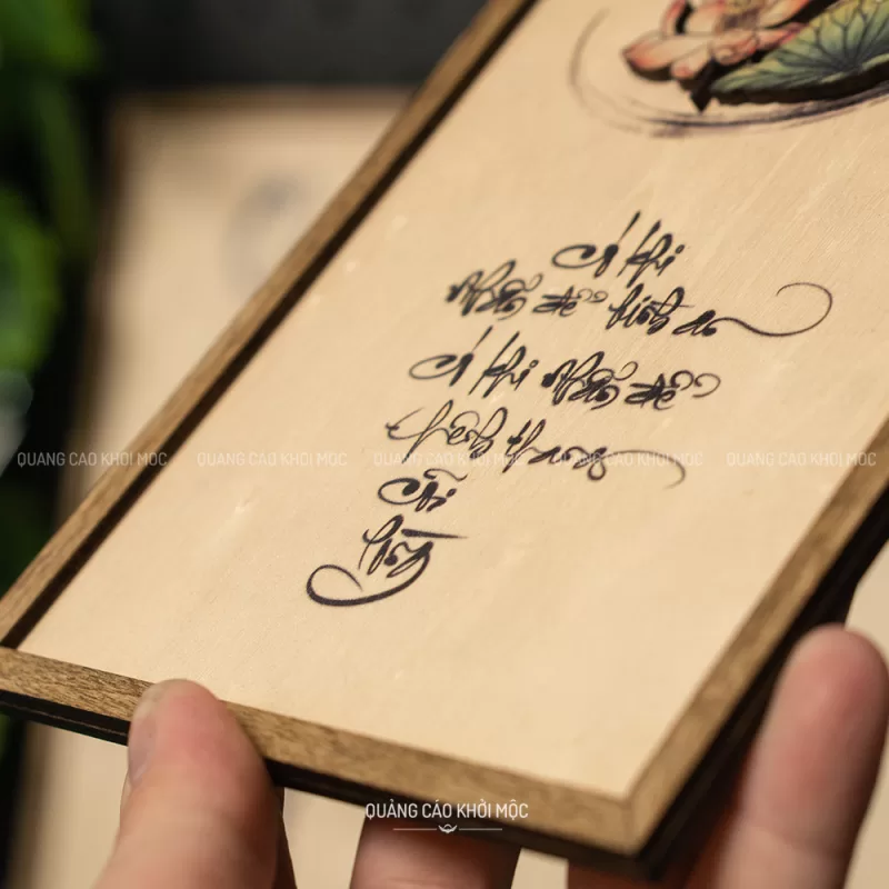 Tranh thư pháp chữ Nhẫn QTG02 – Quà tặng ý nghĩa cho người thân - Ảnh 5